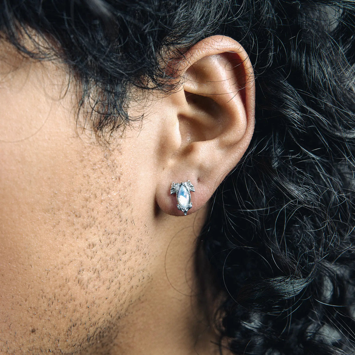 BIRTHSTONE STUD EARRING