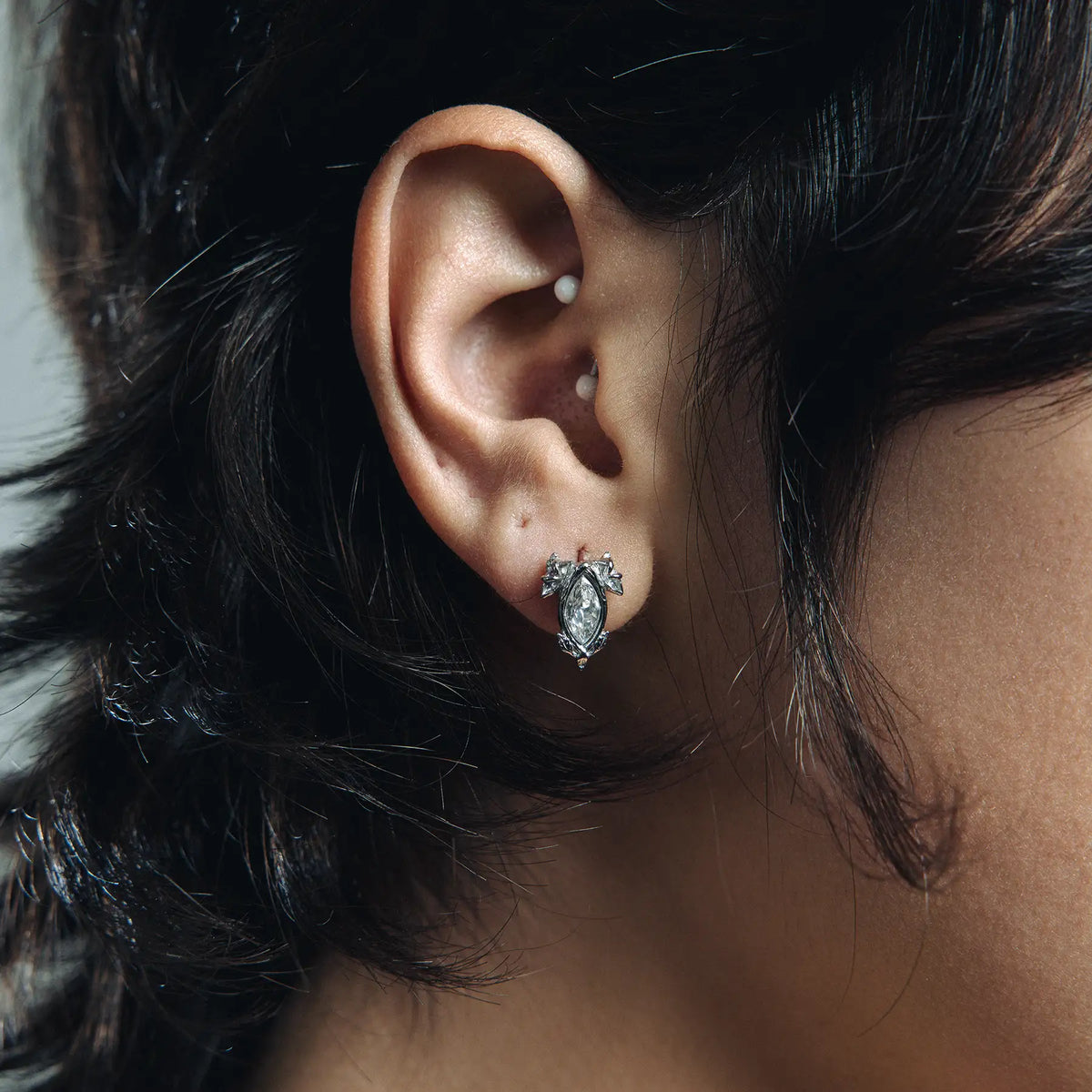 BIRTHSTONE STUD EARRING
