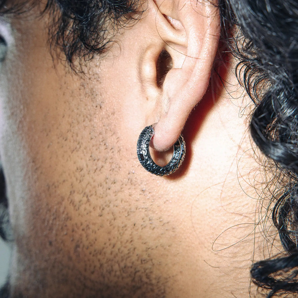 CATACOMB HOOP EARRING