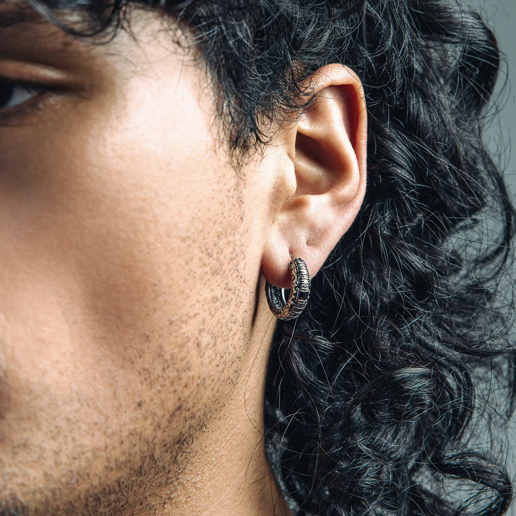 CATACOMB HOOP EARRING