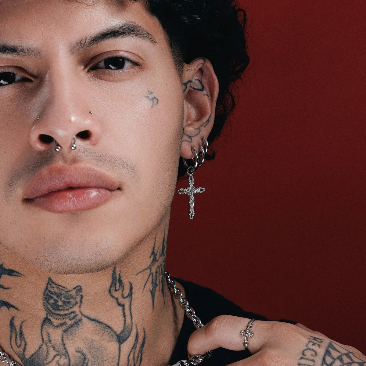 CRUCIFIX CROSS EARRING