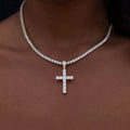 Diamond Cross in Yellow Gold