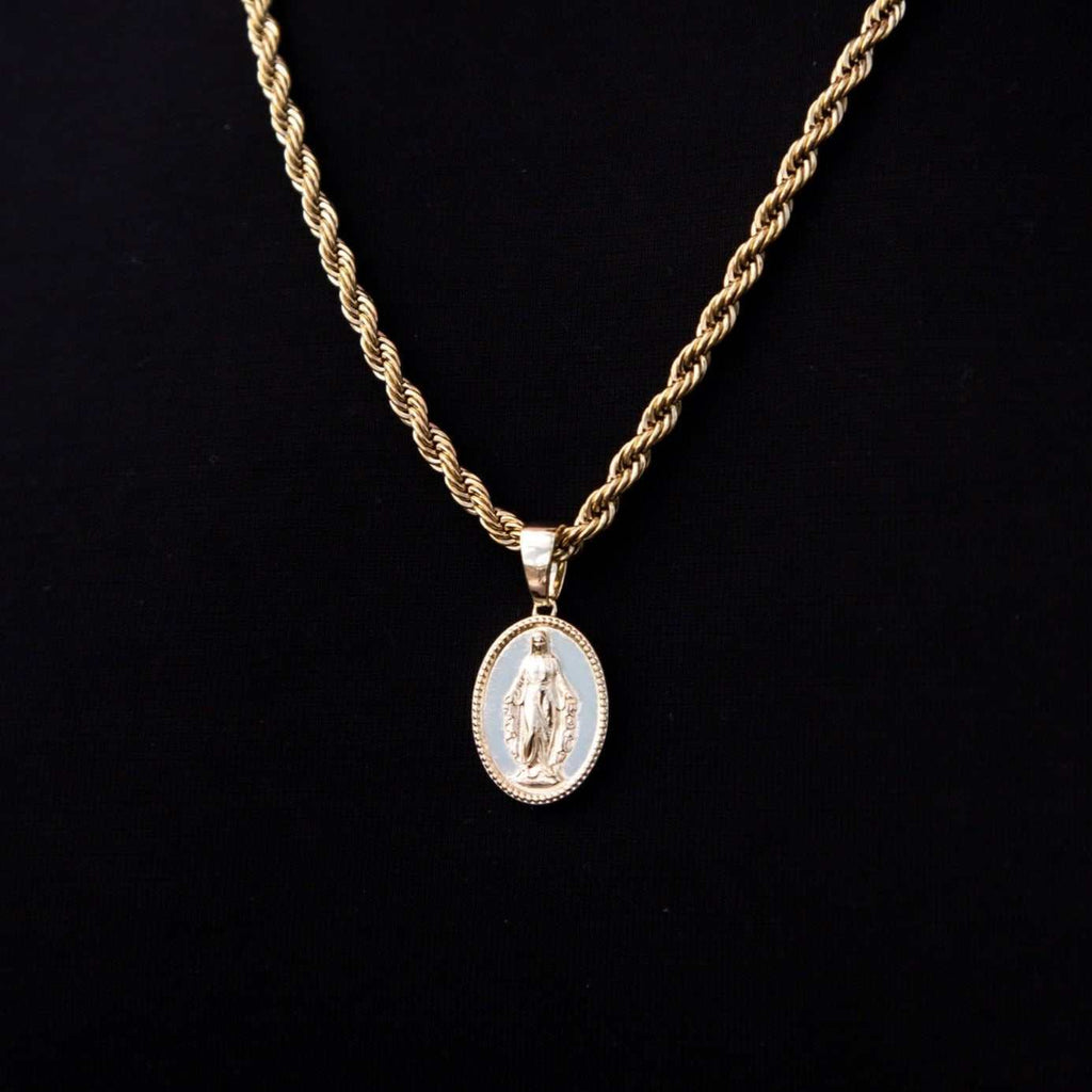 Micro Lady of Guadalupe Pendant
