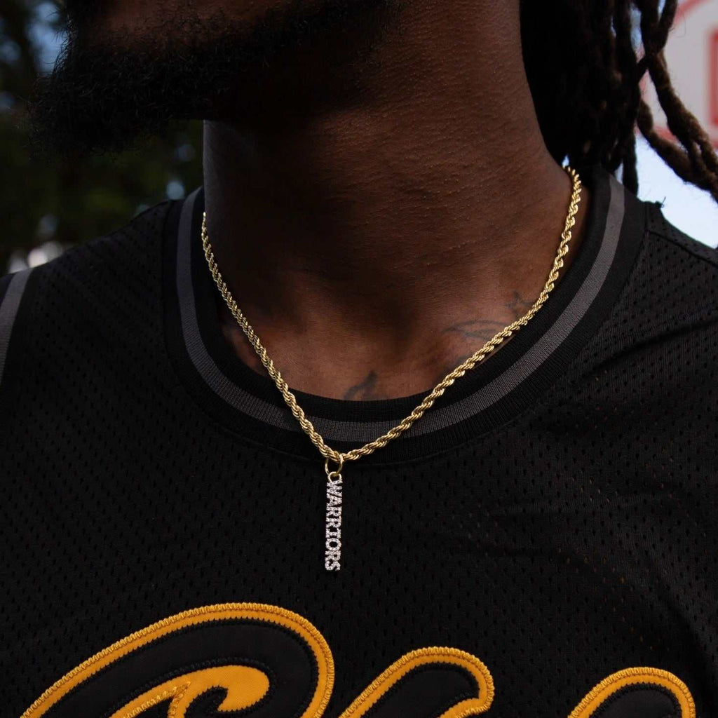 Golden State Warriors Wordmark Pendant