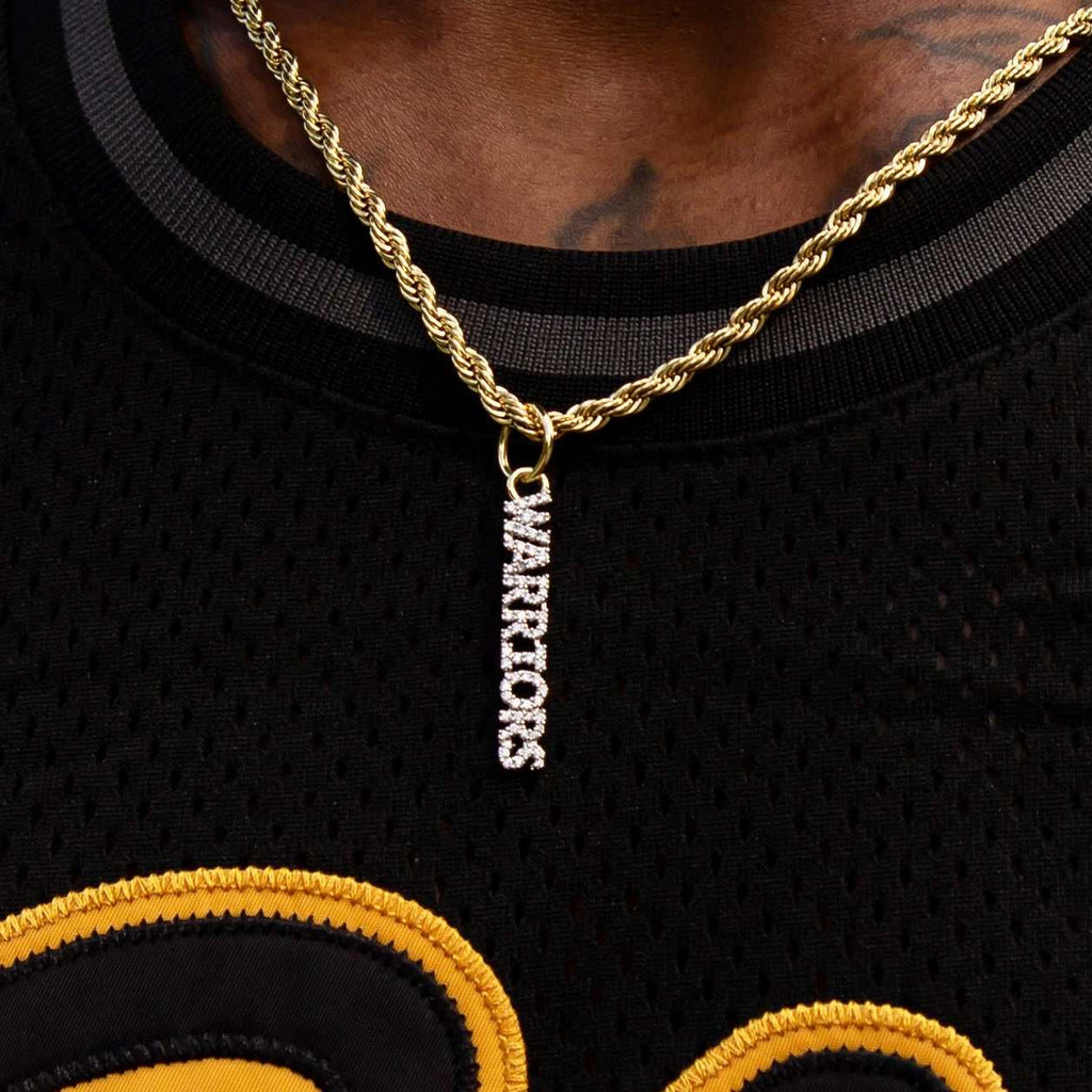Golden State Warriors Wordmark Pendant