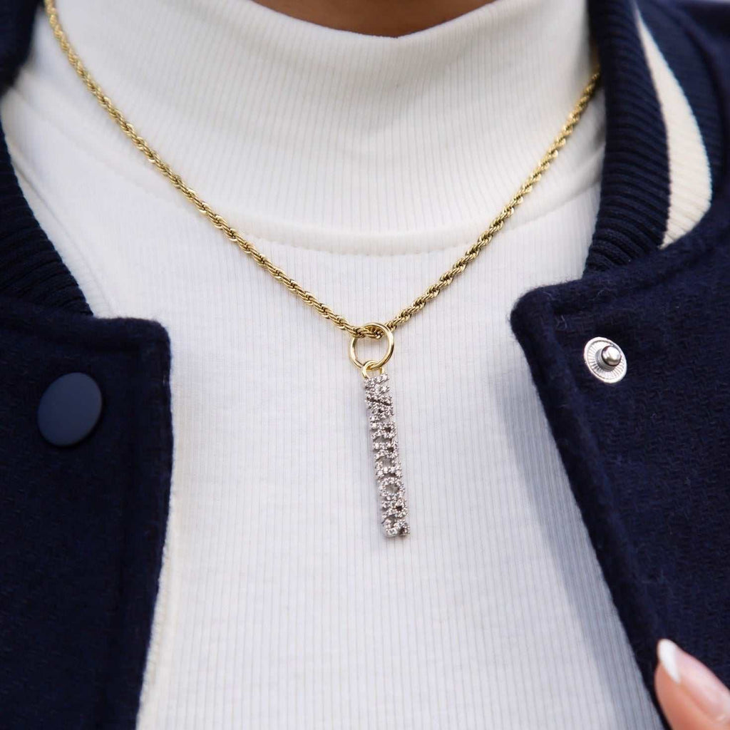 Golden State Warriors Wordmark Pendant
