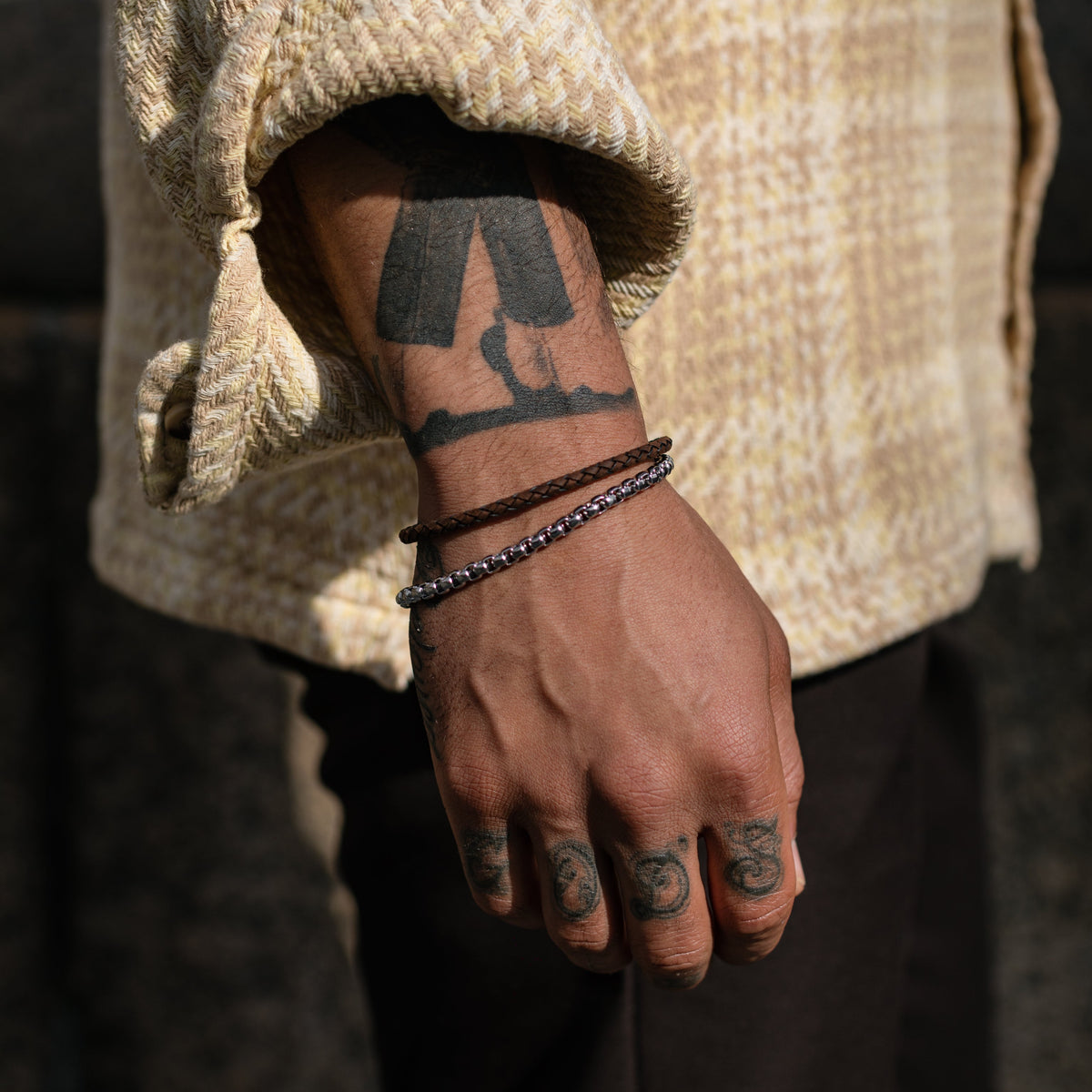 Leather Bracelet | 4MM