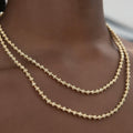 Pave Ball Chain- 4mm