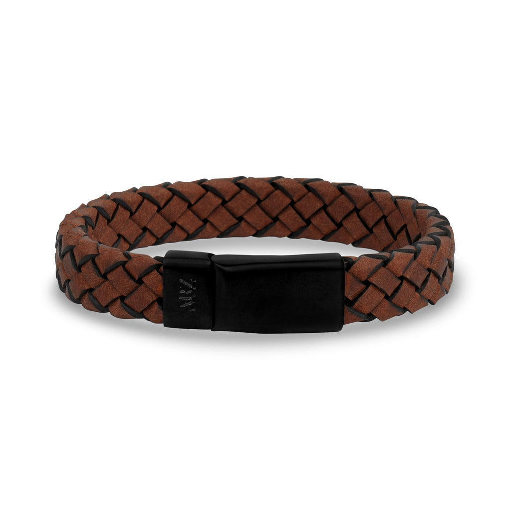 Tan Leather Bracelet | 12MM