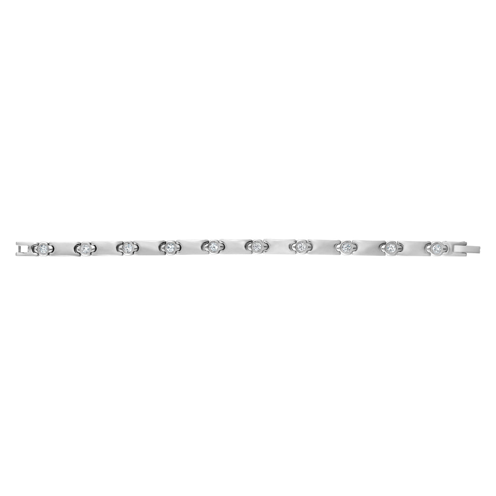 Stone-Set Link Bracelet