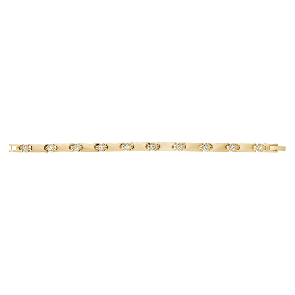 Stone-Set Link Bracelet