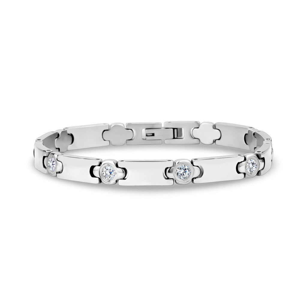 Stone-Set Link Bracelet