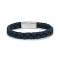 Ship Grey Leather Bracelet | 10MM