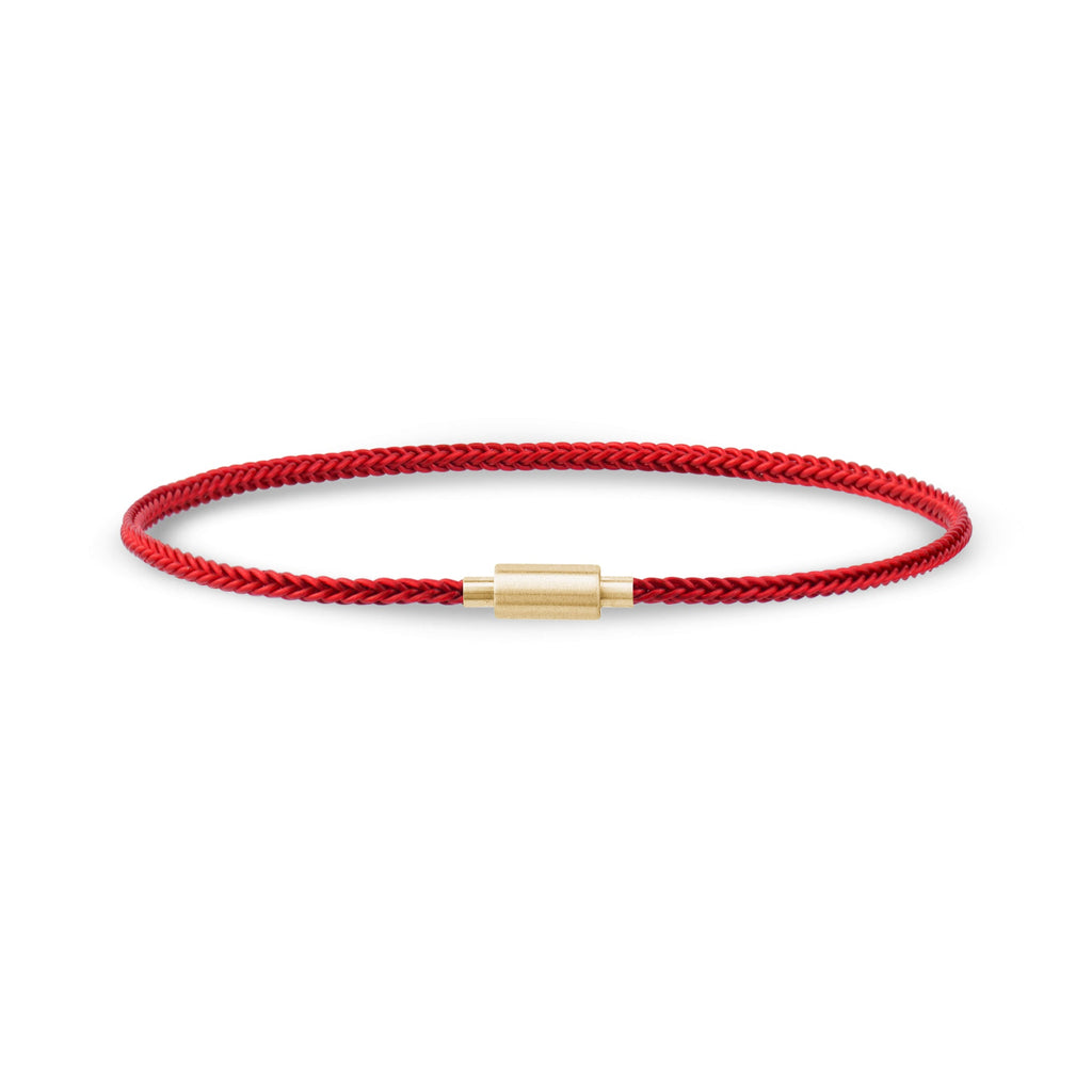 Protective Red Cord Gold Bracelet