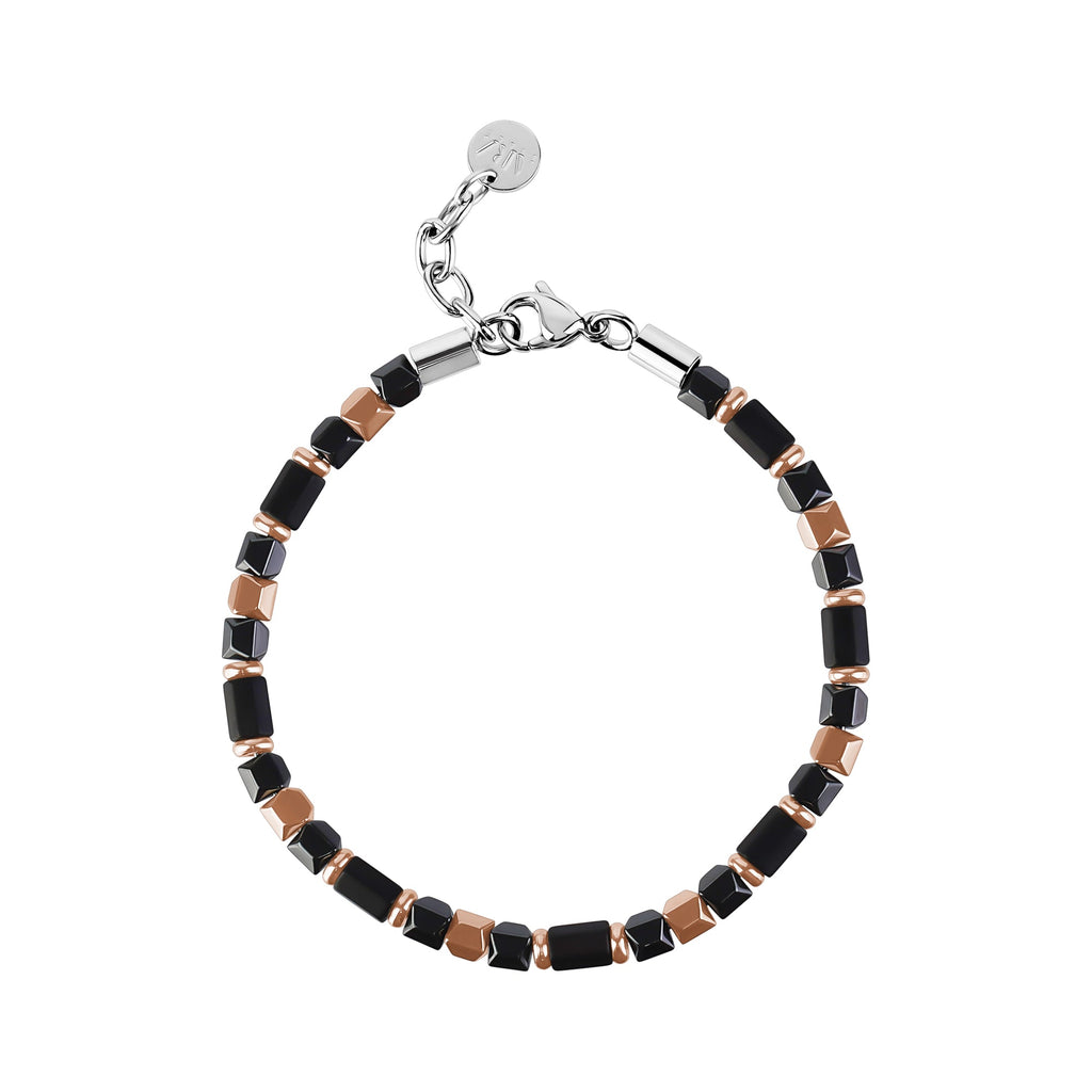Noir Rose Geometry Bracelet