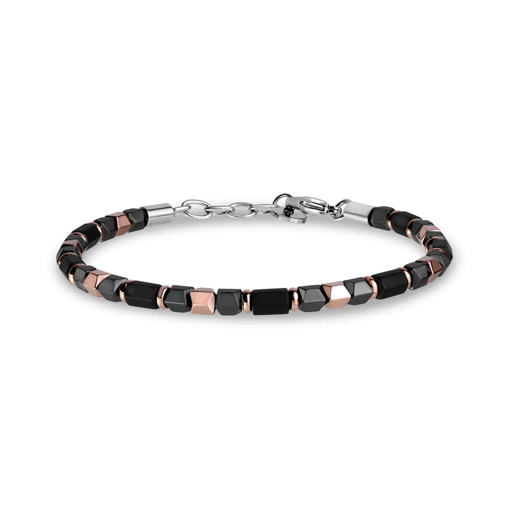 Noir Rose Geometry Bracelet
