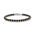 Golden Noir Agate Bracelet