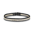Modern Contrast Link Bracelet