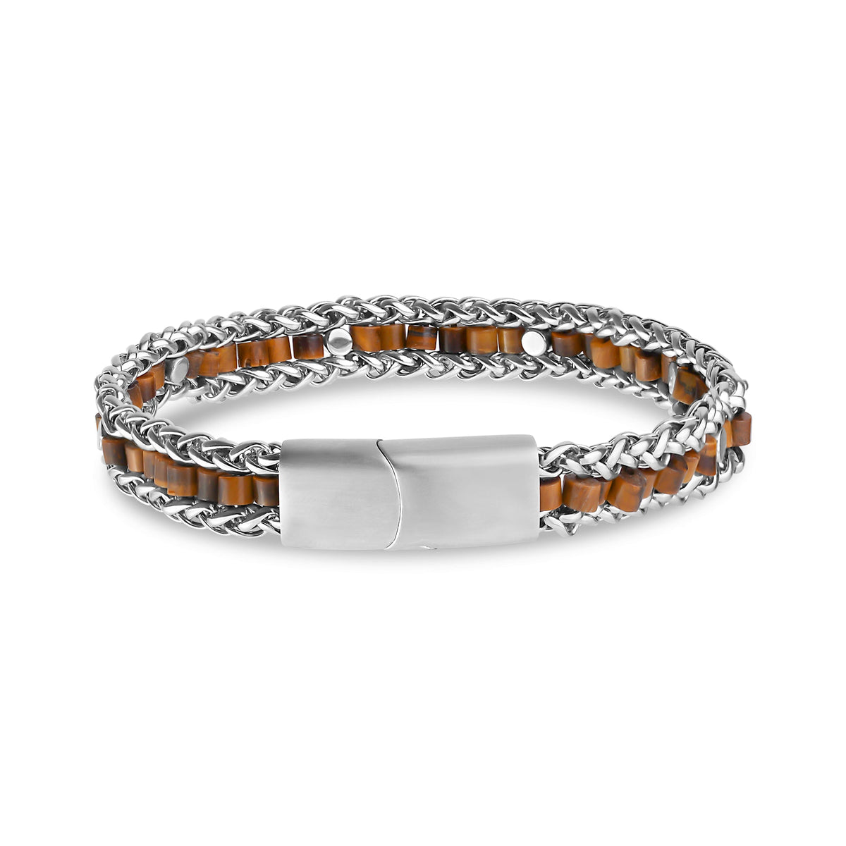 Wheat Link Beaded Bracelet