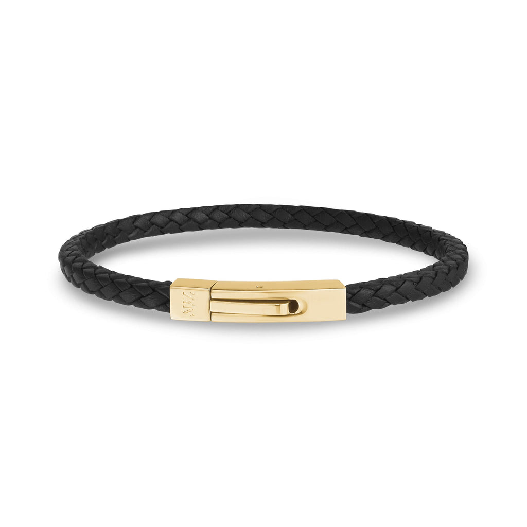 Square Leather Bracelet | 4MM