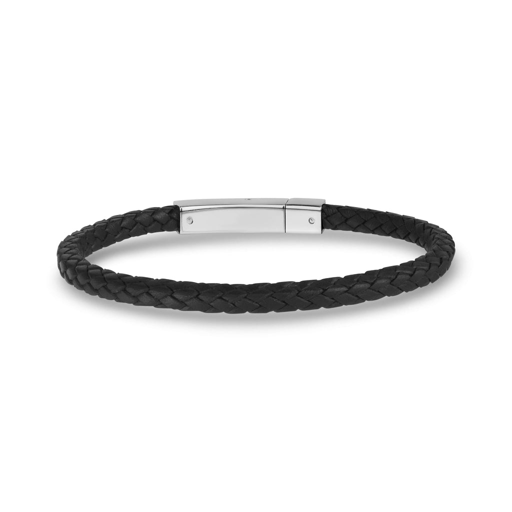 Square Leather Bracelet | 4MM