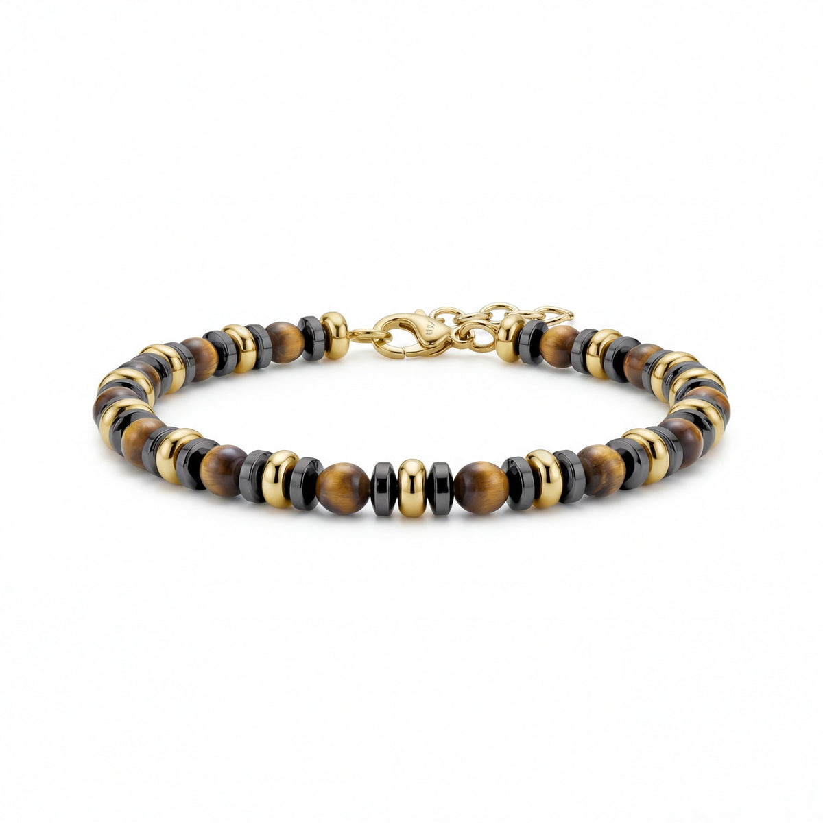 Sovereign Tiger Eye Bead Bracelet