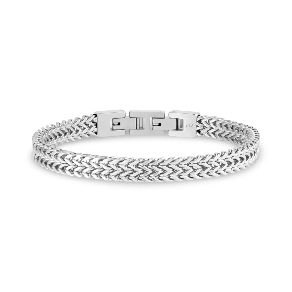 Polished Double Franco Link Bracelet