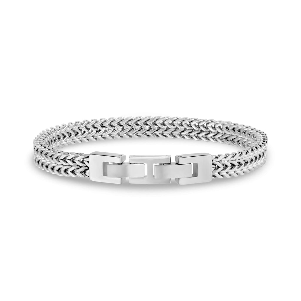 Polished Double Franco Link Bracelet