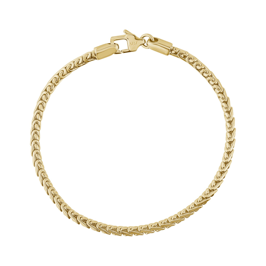 Rounded S Link Bracelet | 3MM