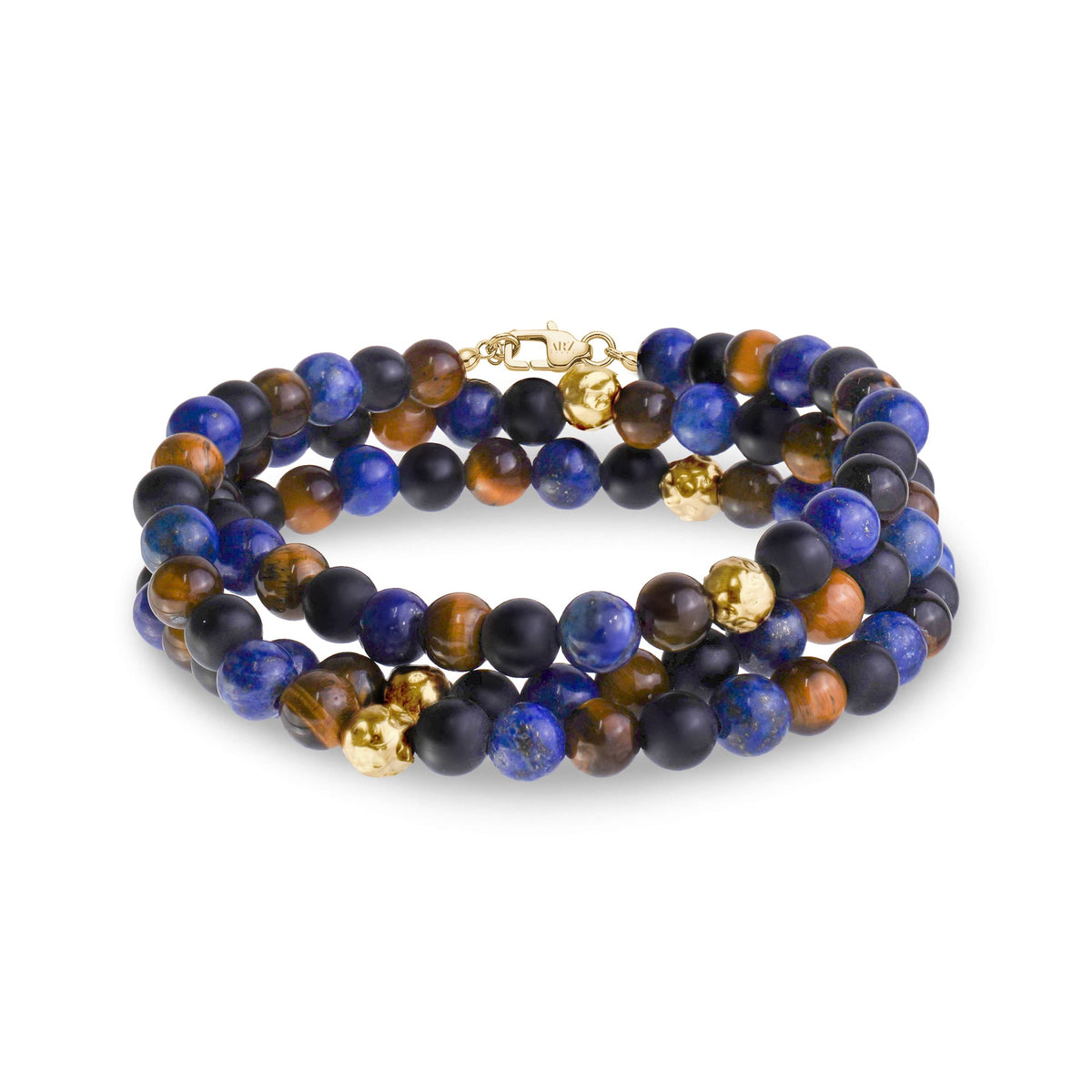 Triple Row Gemstone Bracelet