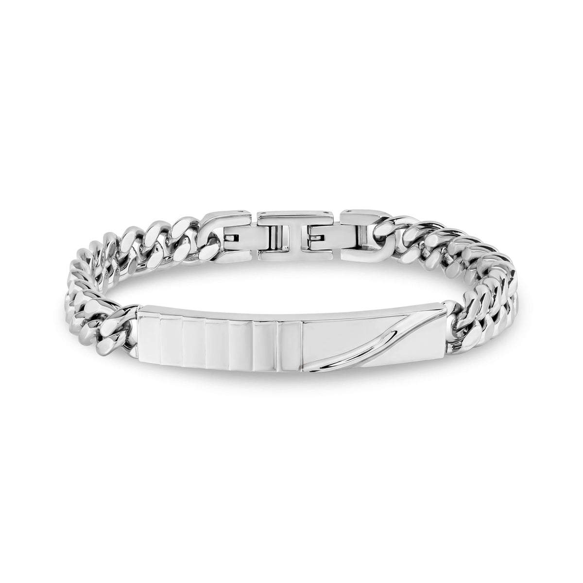 Sculpted Curve ID Bracelet