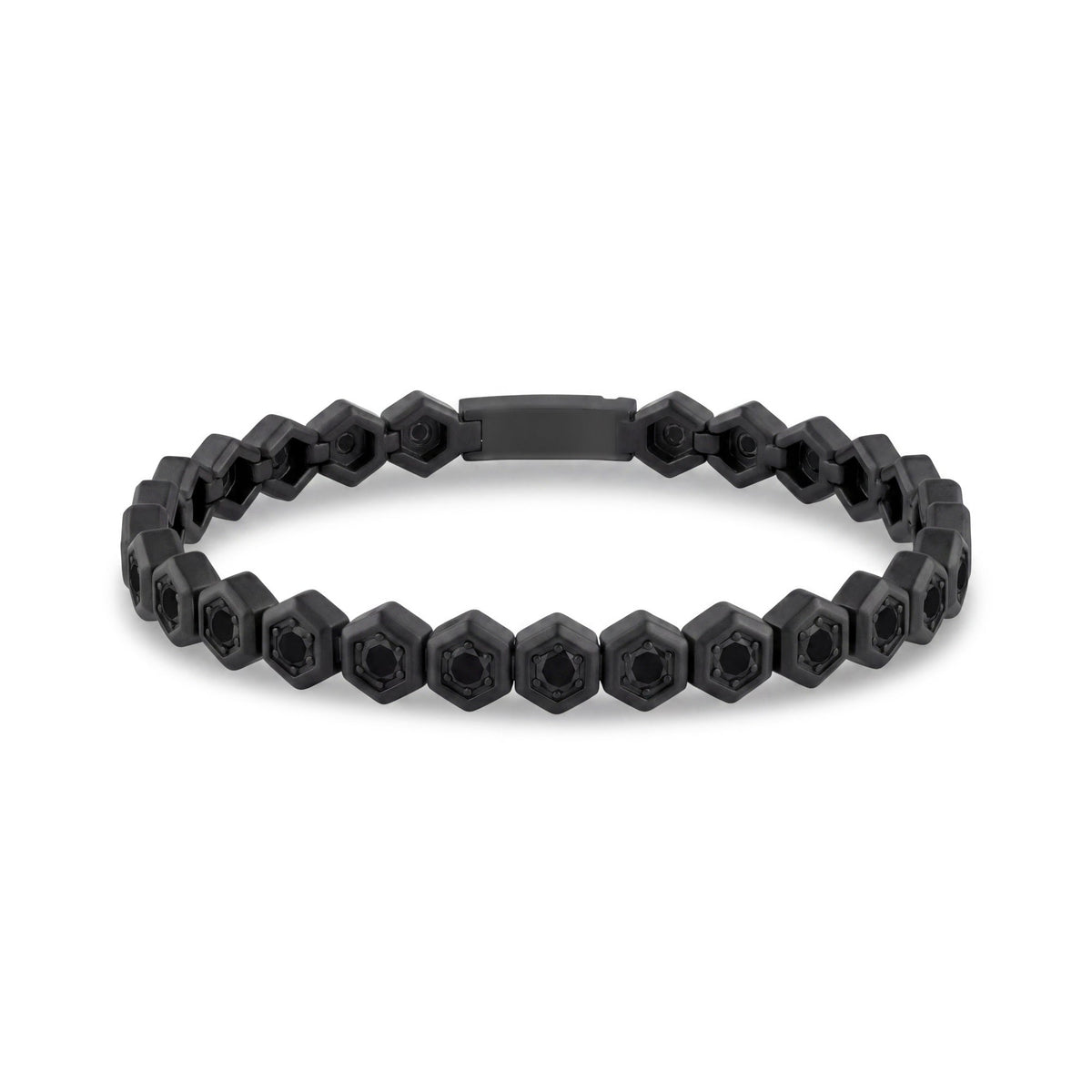 NOX Black Stone Tennis Bracelet