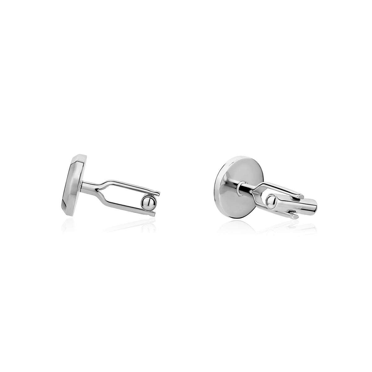 Round Beveled Edge Cufflinks