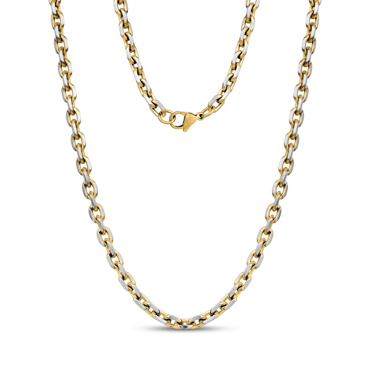 Two Tone Anchor Link Chain | 5MM