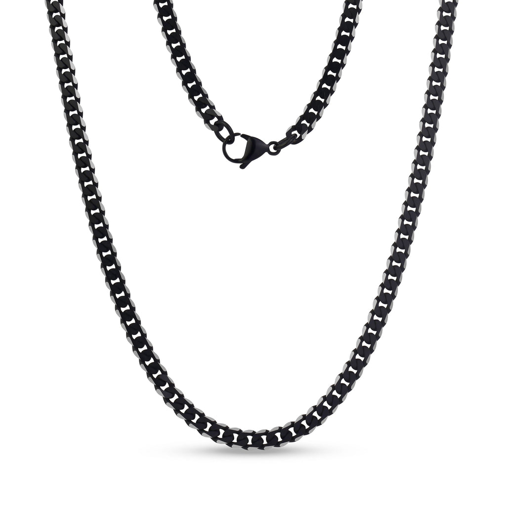 Matte Two Tone Cuban Link Chain | 5MM
