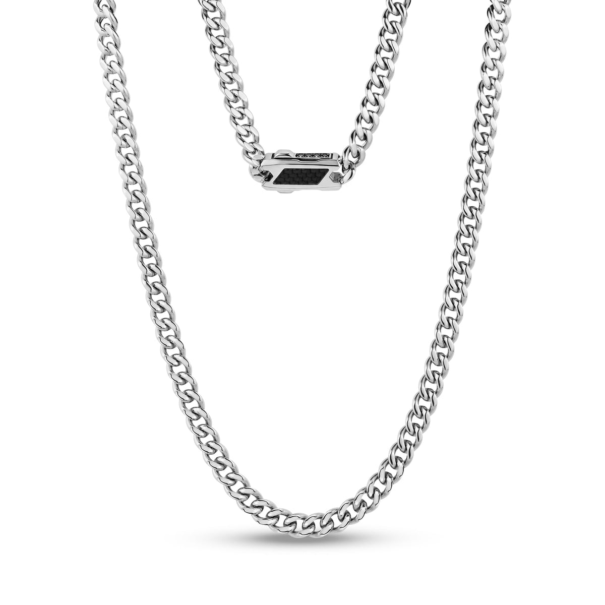 7mm Cuban Link Carbon Fiber Chain