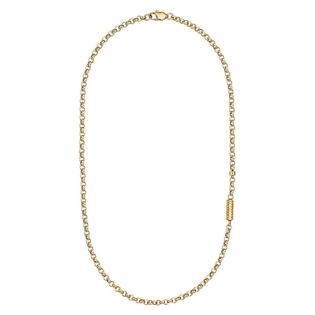 Ribbed Capsule Urn Necklace