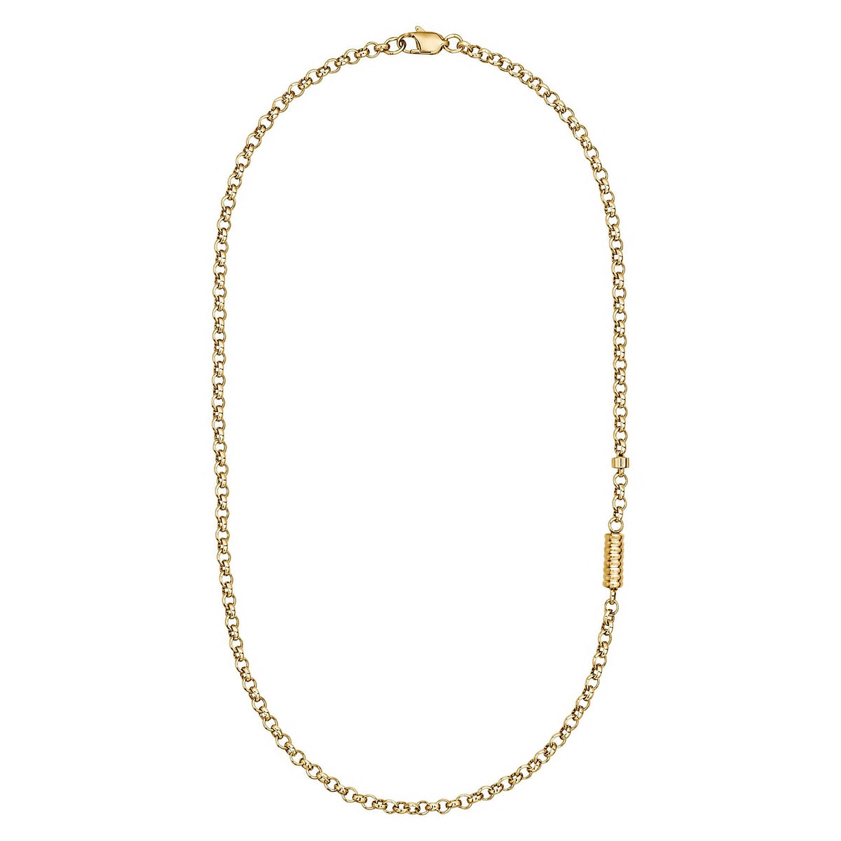 Ribbed Capsule Urn Necklace