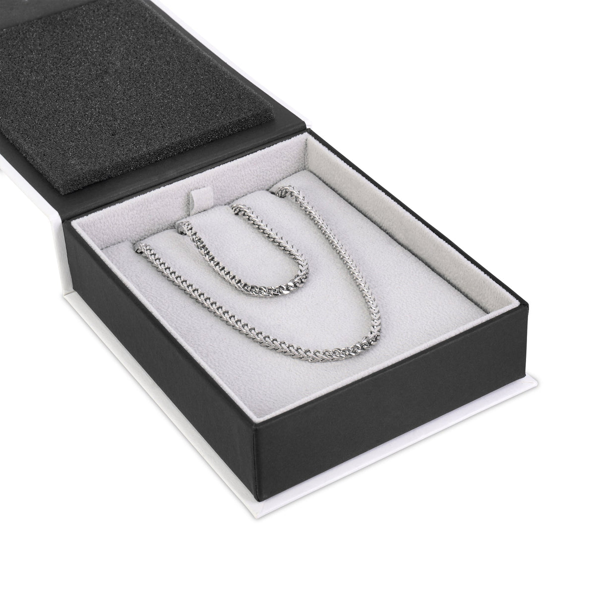 3mm Franco Set | Silver