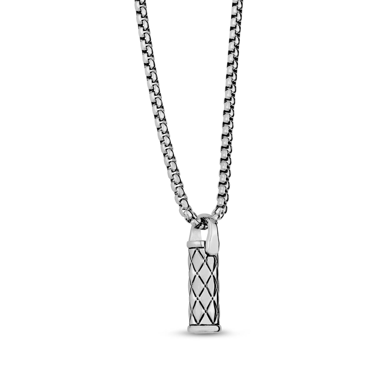 Rugged Cylinder Urn Pendant
