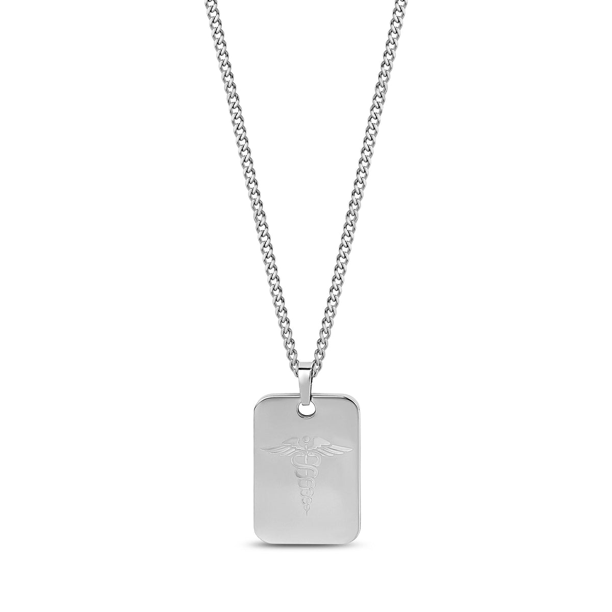 Medical Caduceus Dog Tag