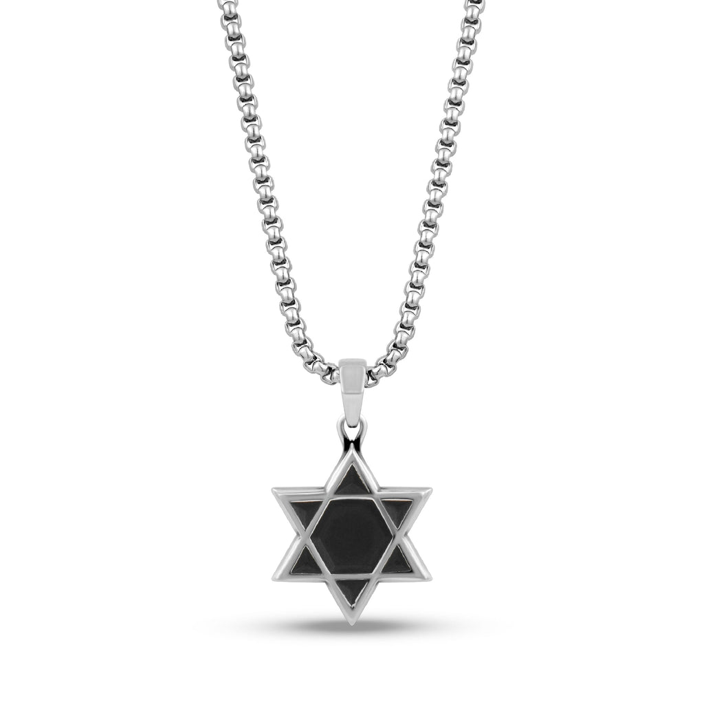 Two Tone Star of David Pendant