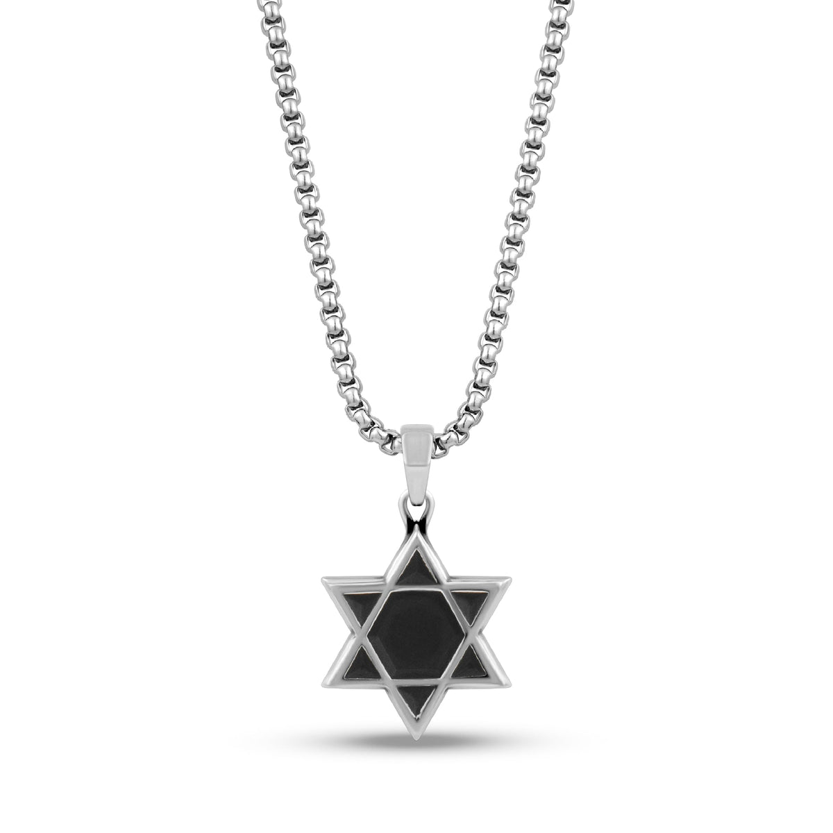 Two Tone Star of David Pendant