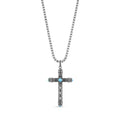 Skulls and Stones Large Cross Pendant