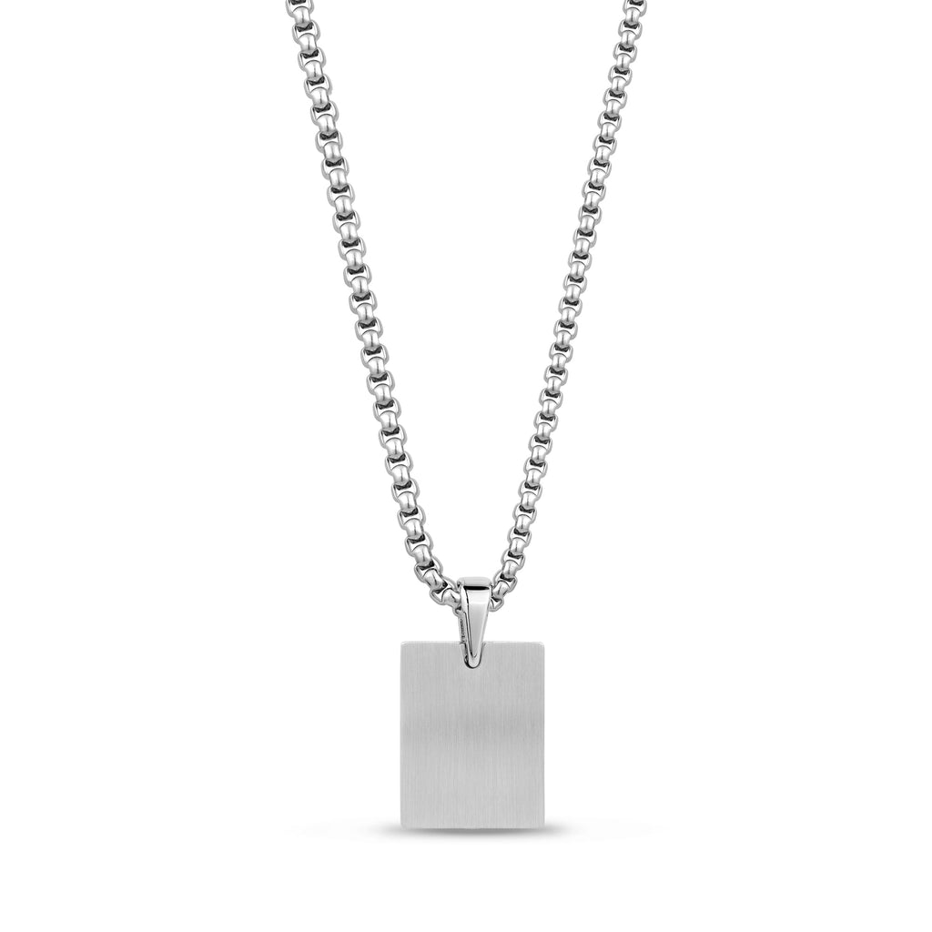 Diamond Accent Rectangle Urn Pendant