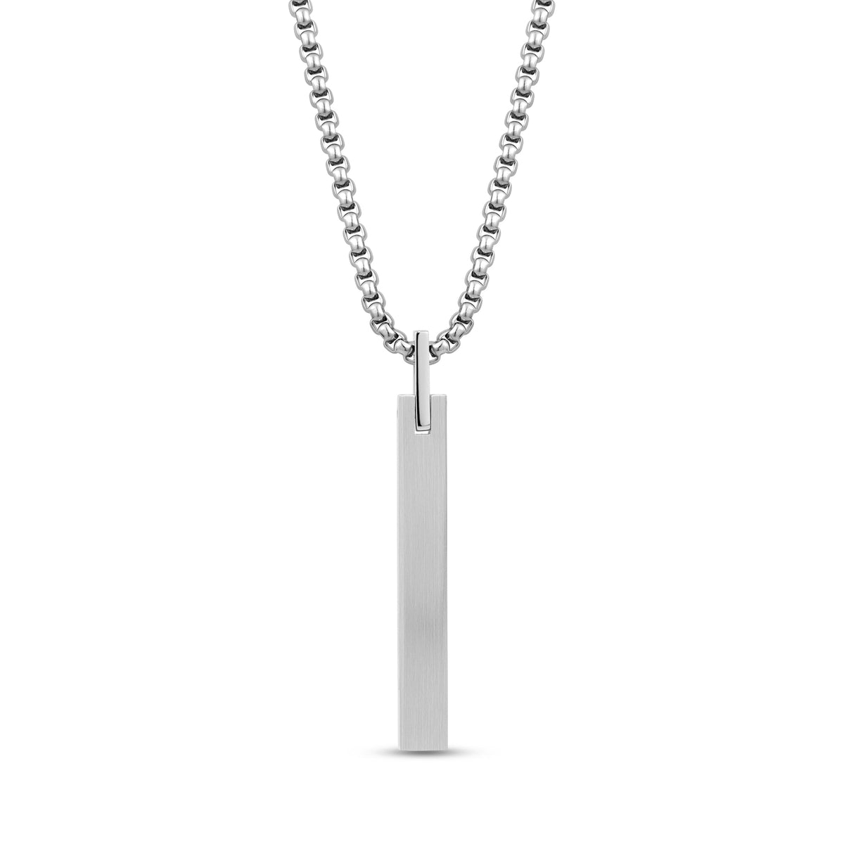 Sleek Matte Bar Pendant