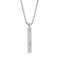 Sleek Matte Bar Pendant
