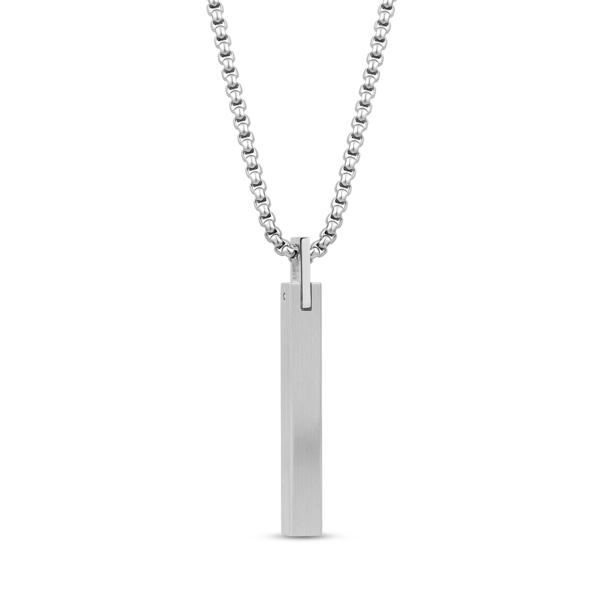 Sleek Matte Bar Pendant