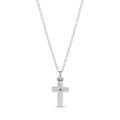 Black Stone Cross Pendant