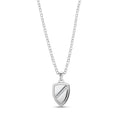 Pavé Stripe Shield Pendant